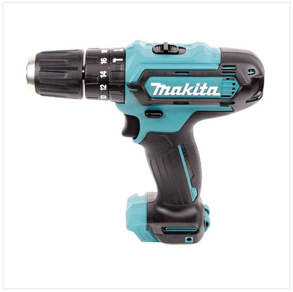 Makita HP 331 DSMJ 10,8 V Akku Schlagbohrschrauber mit 2x BL1040B 4 Ah Akku, DC10SA Ladegerät im Makpac 1 - Toolbrothers