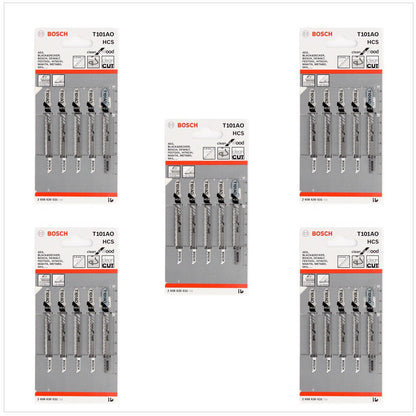 Bosch T 101 AO Stichsägeblätter Clean for Wood 25 Stk. 83 mm ( 2608630031 ) - Toolbrothers