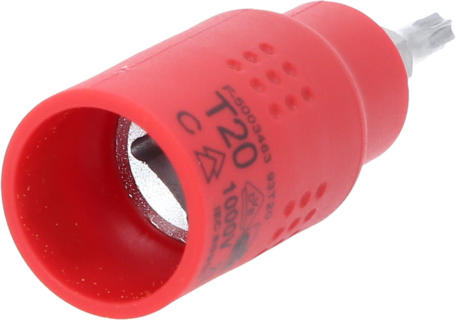 KS TOOLS 3/8" Isolierte Bit-Stecknuss Torx, T20, 60mm ( 118.3812 ) - Toolbrothers