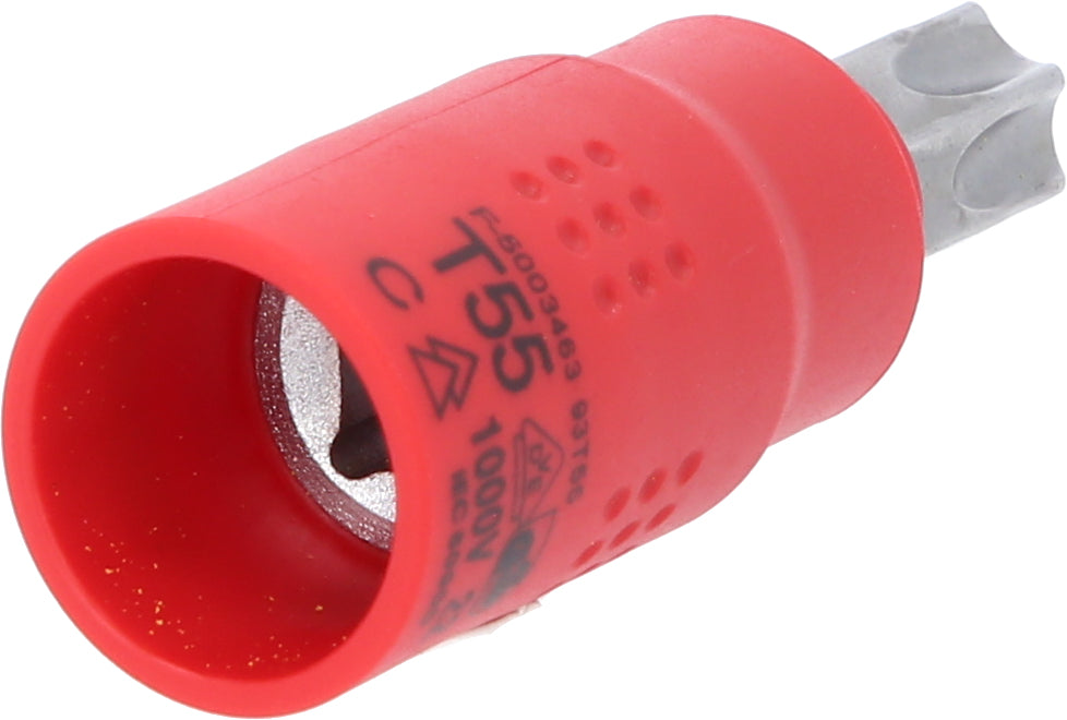 KS TOOLS 3/8" Isolierte Bit-Stecknuss Torx, T55, 60mm ( 118.3819 ) - Toolbrothers