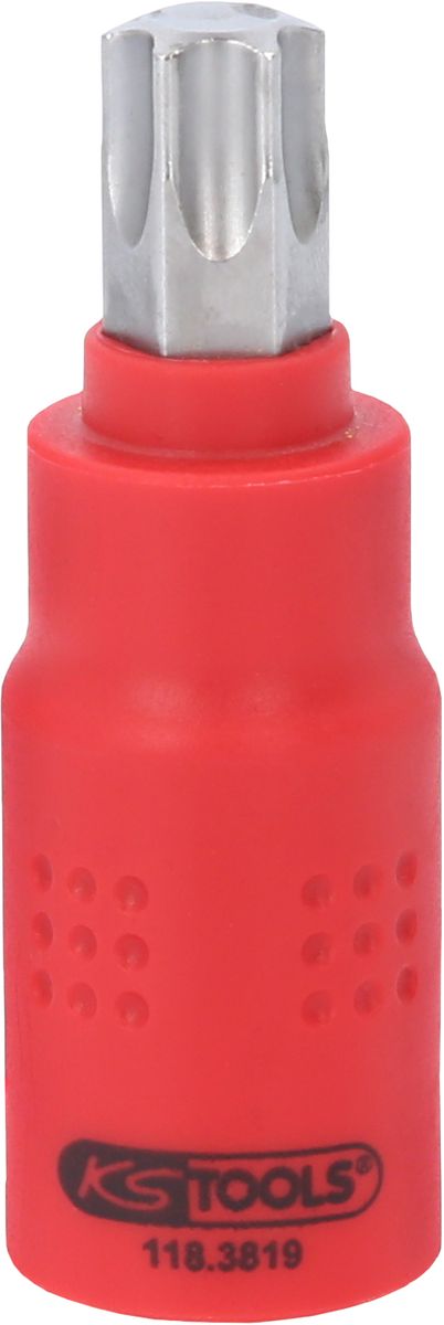 KS TOOLS 3/8" Isolierte Bit-Stecknuss Torx, T55, 60mm ( 118.3819 ) - Toolbrothers