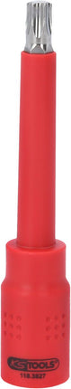 KS TOOLS Vaso con punta aislada Torx de 3/8", T45, 122 mm ( 118.3827 )