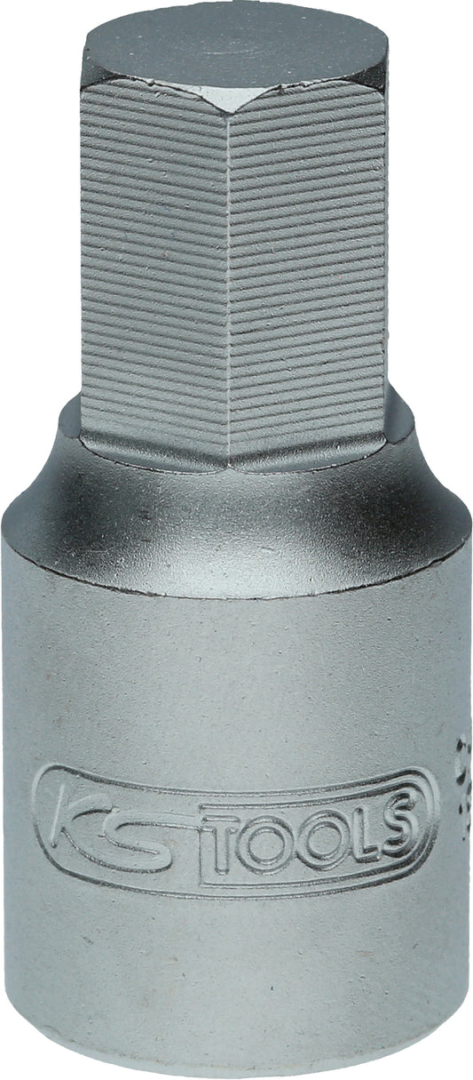 KS TOOLS 3/8" Öldienst-Bit-Stecknuss für Innensechskant-Schrauben, 12 mm ( 150.9126 )