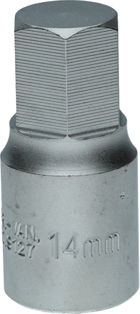 KS TOOLS 3/8" Öldienst-Bit-Stecknuss für Innensechskant-Schrauben, 14 mm ( 150.9127 )