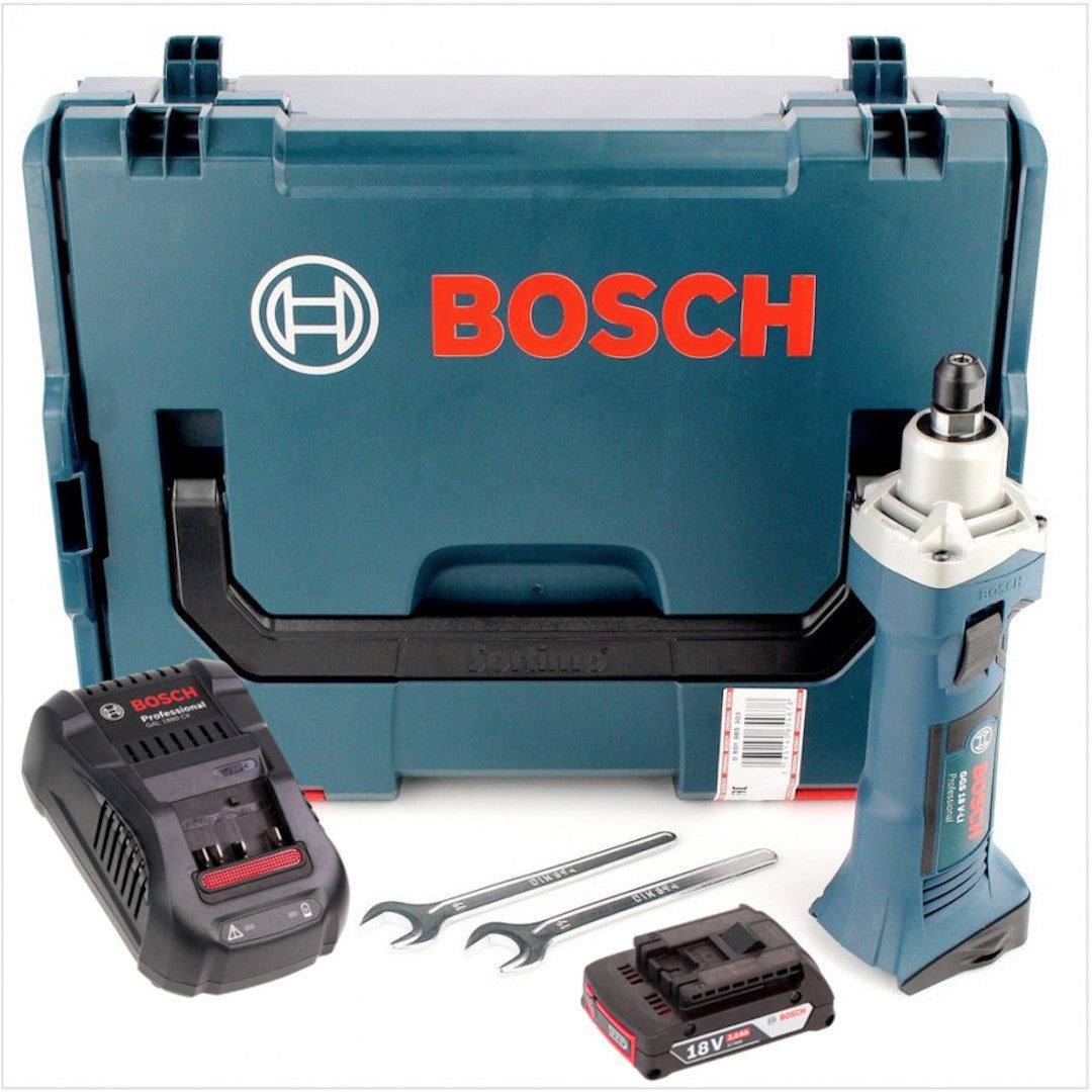 Bosch GGS 18 V-LI Akku Geradschleifer 18V + 1x Akku 2,0Ah + Ladegerät + L-Boxx - Toolbrothers