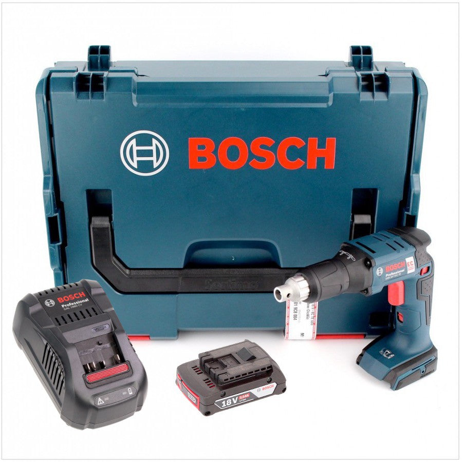 Bosch GSR 18 V-EC TE Akku Trockenbauschrauber 18V 25Nm Brushless + 1x Akku 2,0Ah + Ladegerät + L-Boxx - Toolbrothers