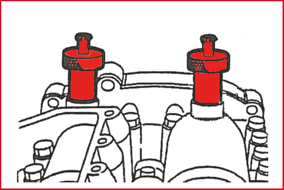 KS TOOLS Motoreinstell-Werkzeug-Satz für Fiat / Iveco, 5-tlg ( 400.0400 )