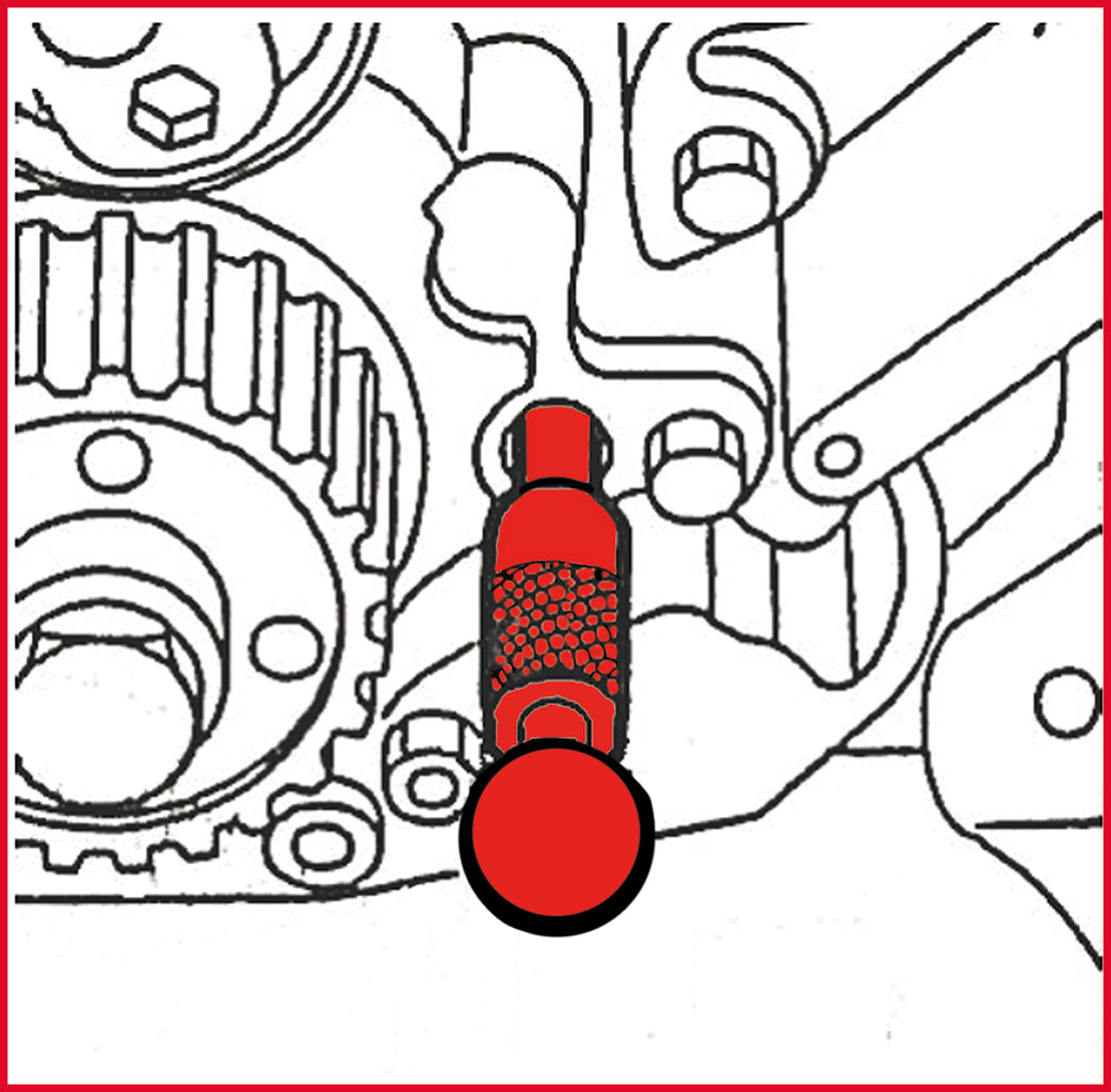 Jeu d'outils de calage moteur KS TOOLS pour Fiat / Iveco, 5 pièces (400.0400)