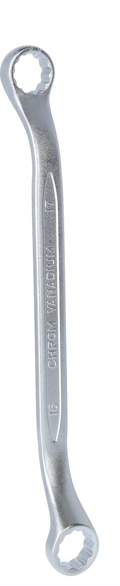 KS TOOLS Doppel-Ringschlüssel, leicht gekröpft, 16x17mm ( 517.0876 ) - Toolbrothers