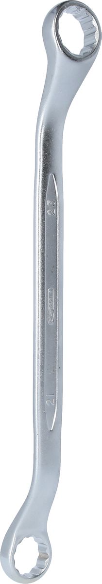 KS TOOLS Doppel-Ringschlüssel, leicht gekröpft, 21x23mm ( 517.0878 ) - Toolbrothers