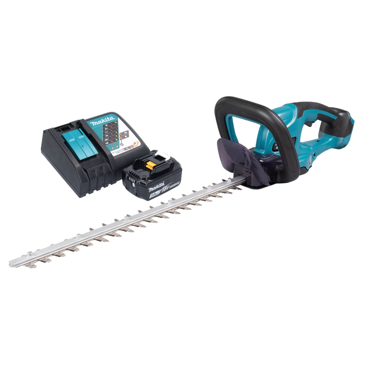 Taille-haie à batterie Makita DUH 507 RF 18 V 50 cm + 1x batterie 3,0 Ah + chargeur