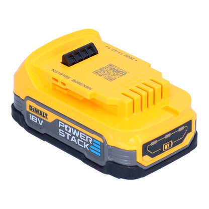 DeWalt Akku Set DCBP 034 E2 2x Powerstack Akku 18 V 1,7 Ah / 1700 mAh XR Li-Ion - mit Ladestandanzeige - Toolbrothers