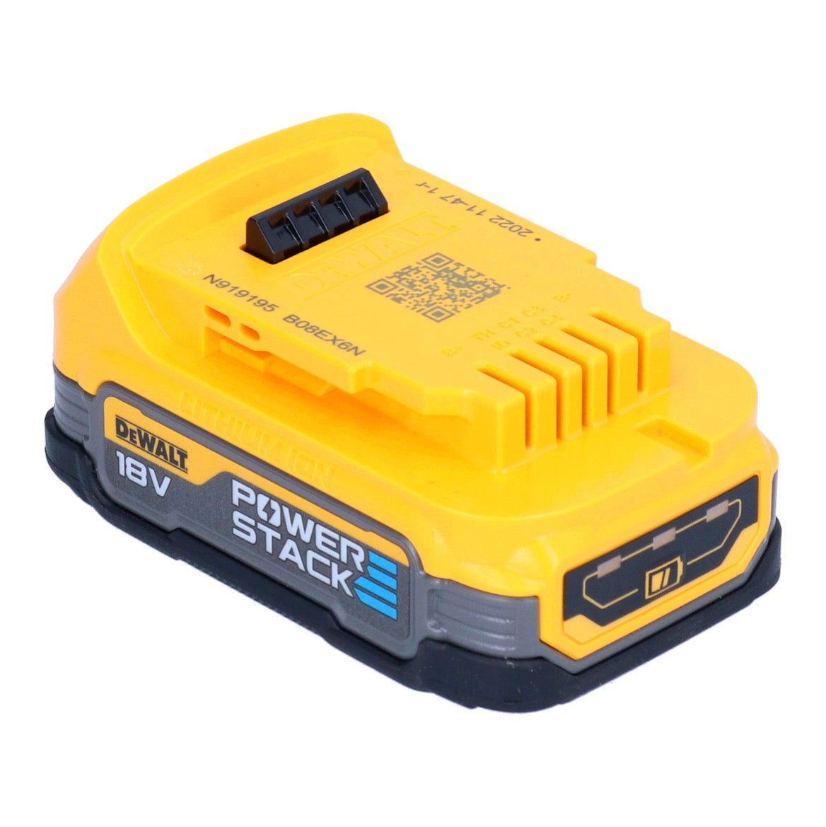 DeWalt Akku Set DCBP 034 E3 3x Powerstack Akku 18 V 1,7 Ah / 1700 mAh XR Li-Ion - mit Ladestandanzeige - Toolbrothers