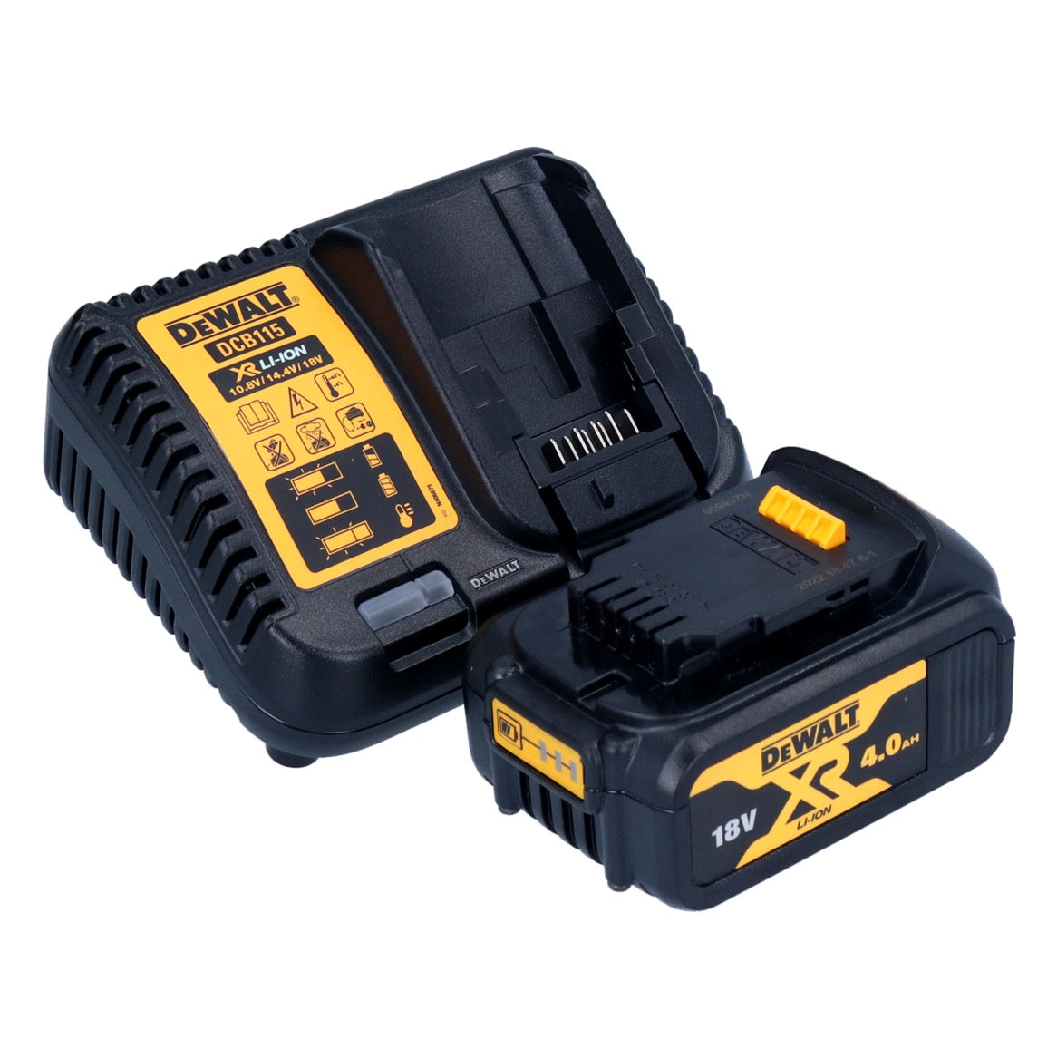 DeWalt DCD 805 M1 Akku Schlagbohrschrauber 18 V 90 Nm Brushless + 1x Akku 4,0 Ah + Ladegerät - Toolbrothers