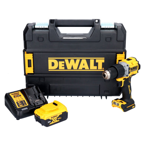 DeWalt DCD 805 P1T Akku Schlagbohrschrauber 18 V 90 Nm Brushless + 1x Akku 5,0 Ah + Ladegerät + TSTAK - Toolbrothers