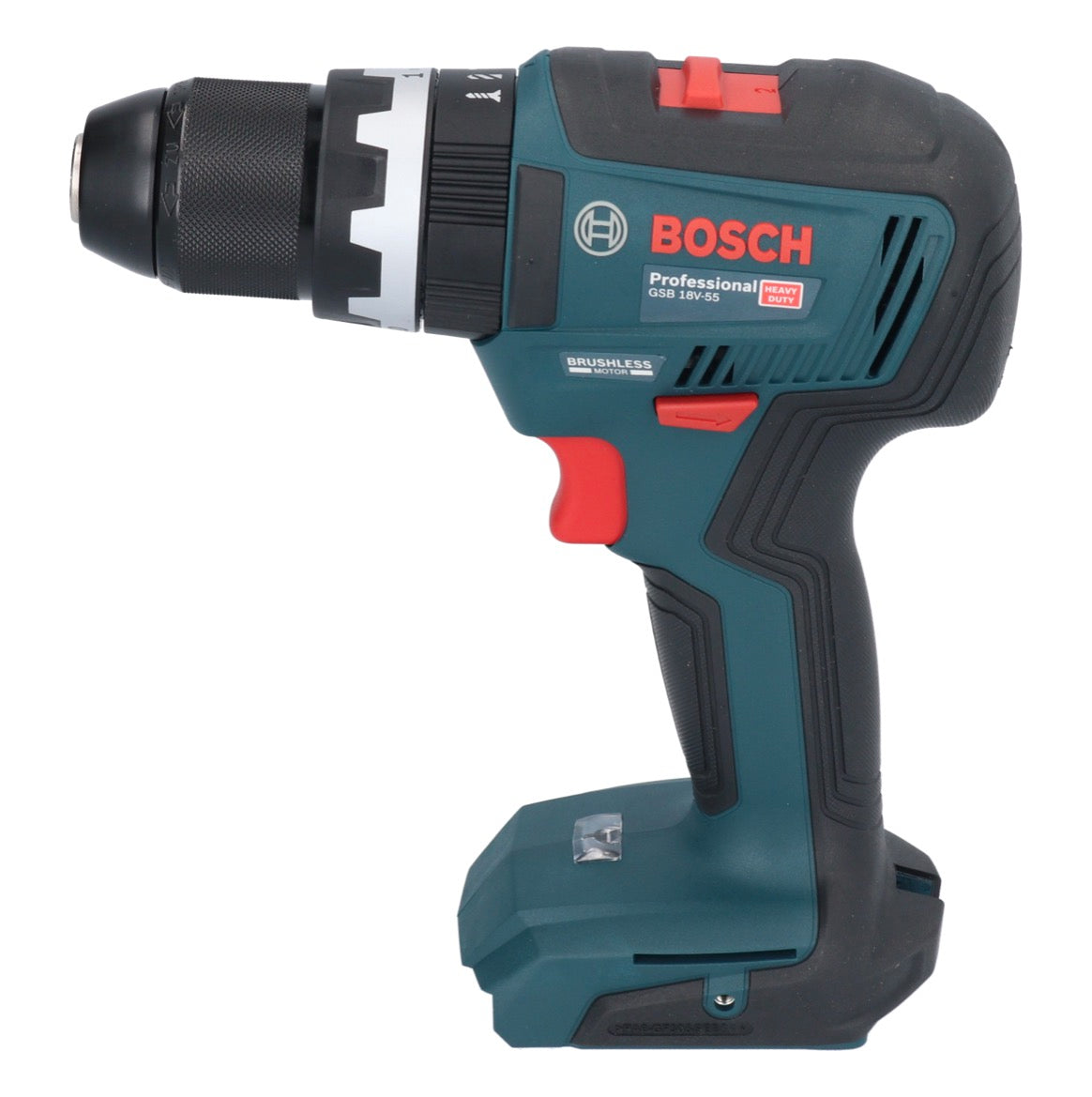 Bosch GSB 18V-55 Professional Akku Schlagbohrschrauber 18 V 55 Nm Brushless + 1x Akku 2,0 Ah + Ladegerät + Koffer - Toolbrothers