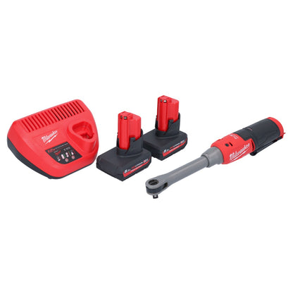 Milwaukee M12 FHIR38LR-502 cliquet à batterie rapide long 12 V 47 Nm 3/8" + 2x batterie 5,0 Ah + chargeur