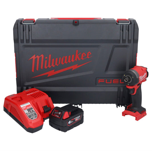 Milwaukee M18 FID3-401X Akku Schlagschrauber 18 V 1/4" 226 Nm Brushless + 1x Akku 4,0 Ah + Ladegerät + HD Box