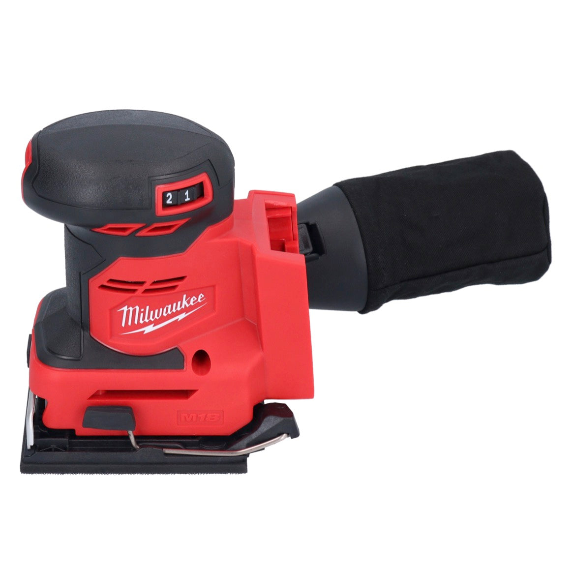 Ponceuse orbitale sur batterie Milwaukee M18 BQSS-401 18 V 113 x 104 mm sans balais + 1x batterie 4,0 Ah - sans chargeur