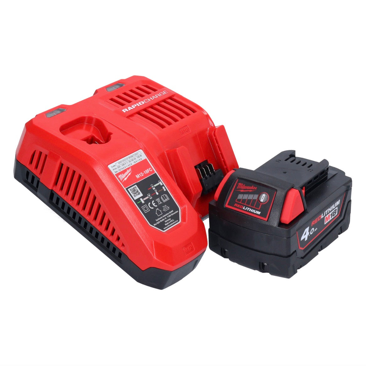 Ponceuse orbitale à batterie Milwaukee M18 BQSS-401 18 V 113 x 104 mm sans balai + 1x batterie 4,0 Ah + chargeur