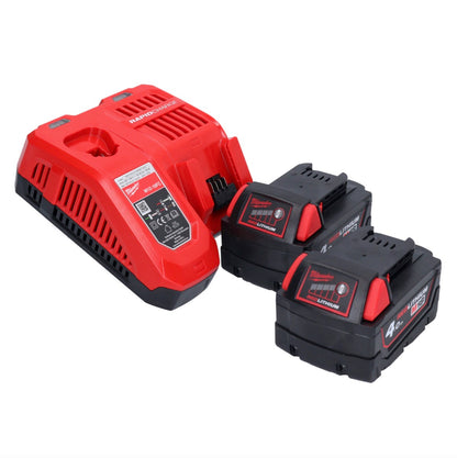 Milwaukee M18 FN16GA-402X Akku Nagler 18 V 32 - 64 mm Brushless + 2x Akku 4,0 Ah + Ladegerät + HD Box