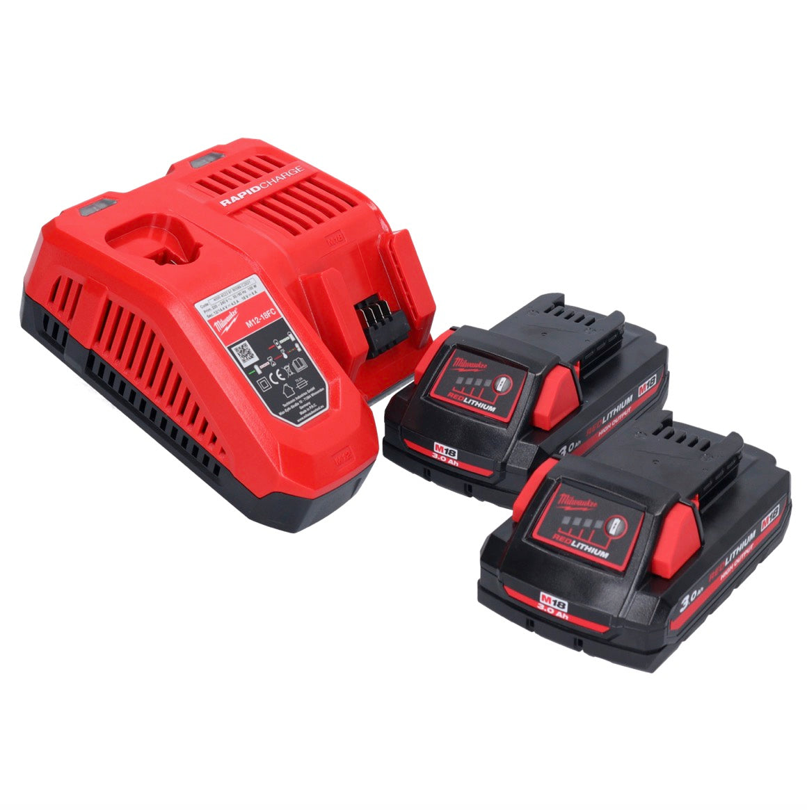 Milwaukee M18 FROP15-302X Akku Exzenter Polierer 18 V 125 mm + 2x Akku 3,0 Ah + Ladegerät + HD Box - Toolbrothers