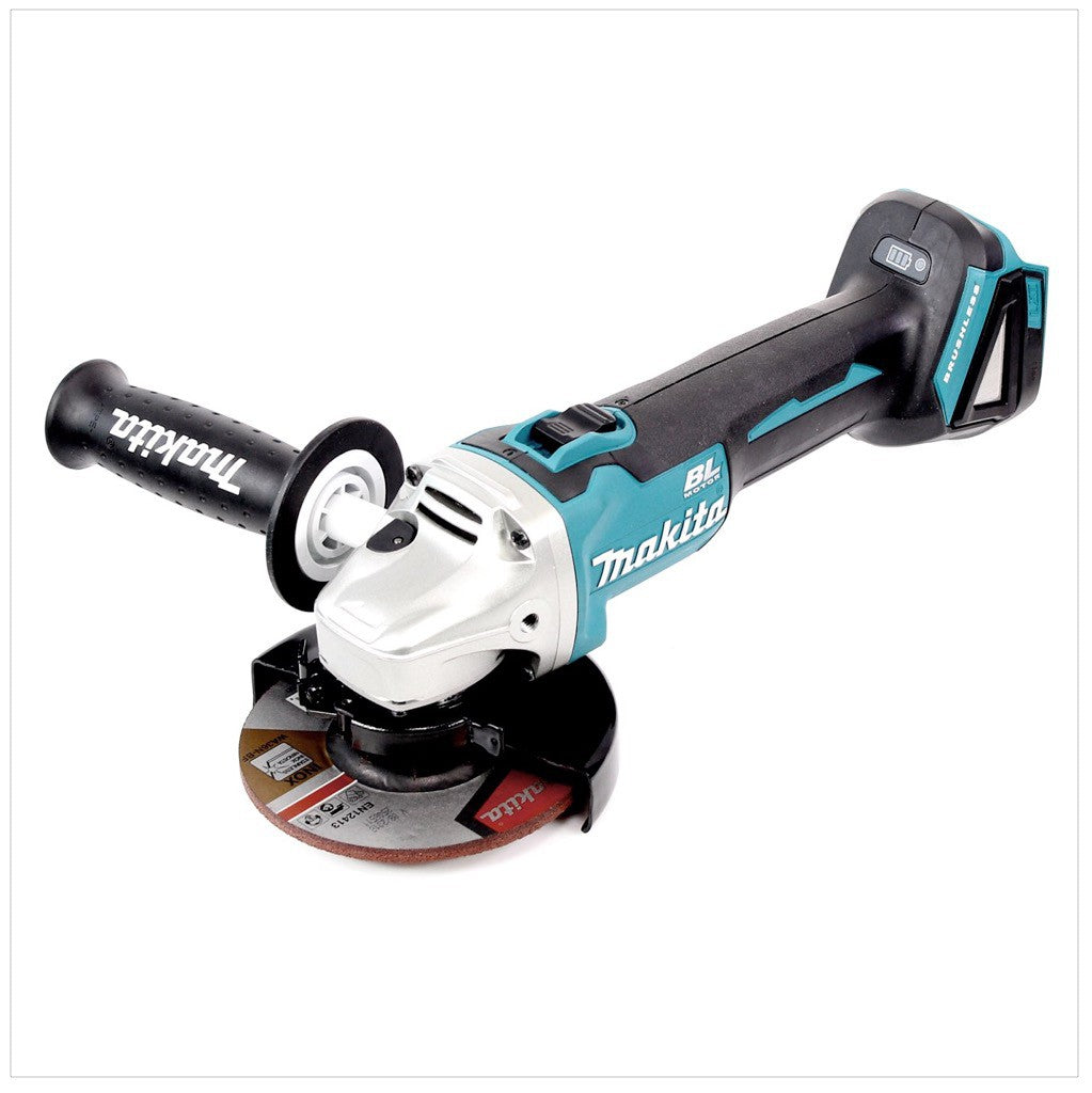 Makita DGA 504 RA1J Akku Winkelschleifer 18 V 125 mm Brushless + 1x Akku 2,0 Ah + Ladegerät + Makpac - Toolbrothers