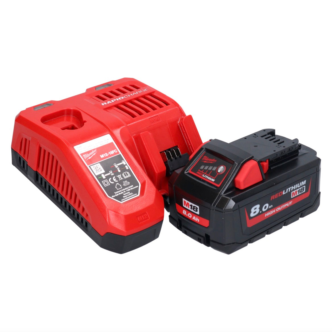 Milwaukee M18 ONEFHPX-801X Akku Kombihammer 18 V 5,0 J Brushless + 1x Akku 8,0 Ah + Ladegerät + HD Box - Toolbrothers