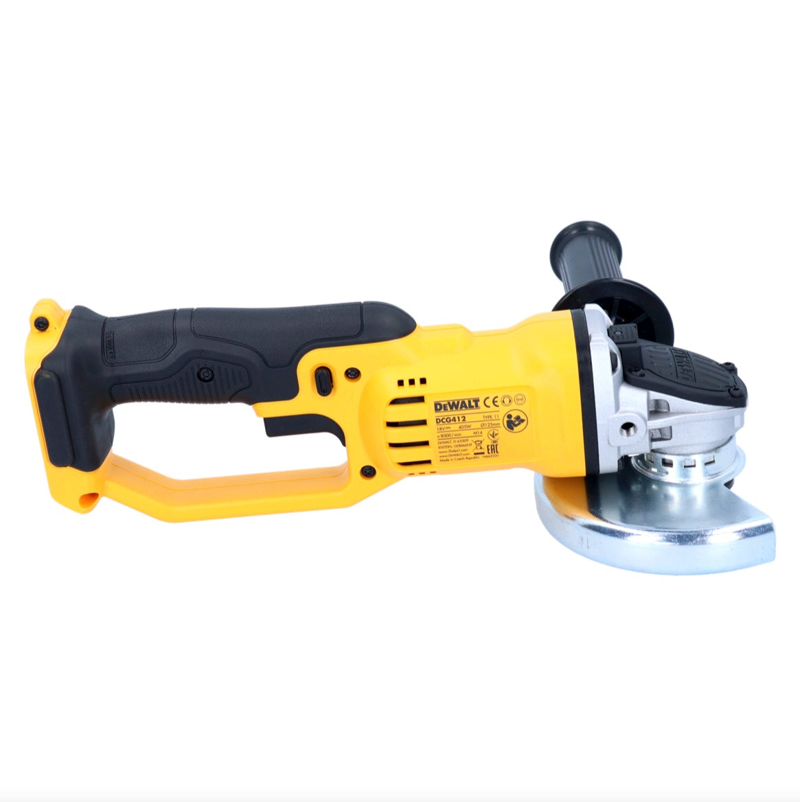 DeWalt DCG 412 Akku Winkelschleifer 18 V 125 mm + 2x Akku 5,0 Ah - ohne Ladegerät - Toolbrothers