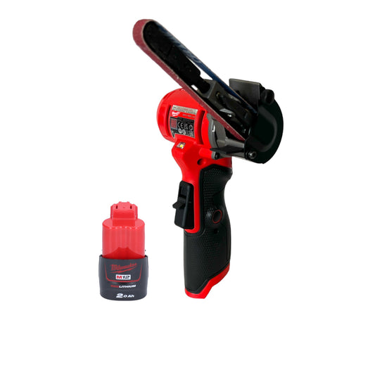 Milwaukee M12 FBFL10-251 Akku Bandfeile 12 V 10 x 330 mm + 1x Akku 2,5 Ah - ohne Ladegerät - Toolbrothers