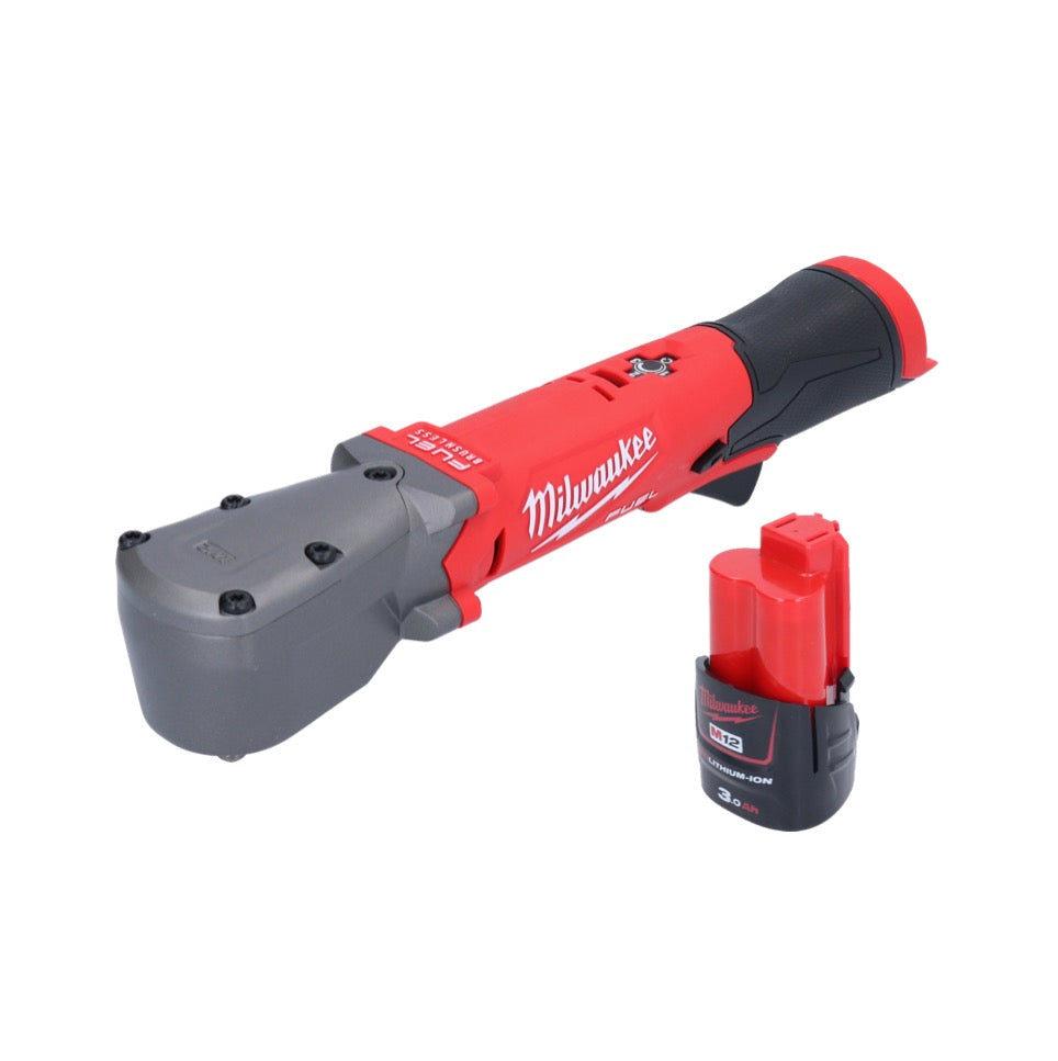 Clé à chocs angulaire sur batterie Milwaukee M12 FRAIWF38-301 12 V 3/4" 270 Nm sans balais + 1x batterie 3,0 Ah - sans chargeur