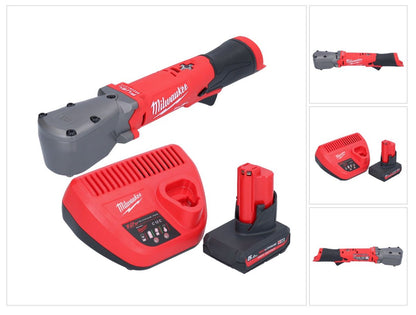 Clé à chocs angulaire sur batterie Milwaukee M12 FRAIWF38-501 12 V 3/4" 270 Nm sans balai + 1x batterie 5,0 Ah + chargeur