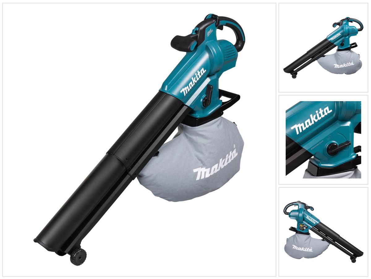 Souffleur et aspirateur à feuilles sans fil Makita DUB 187 Z 18 V Brushless Solo - sans batterie, sans chargeur