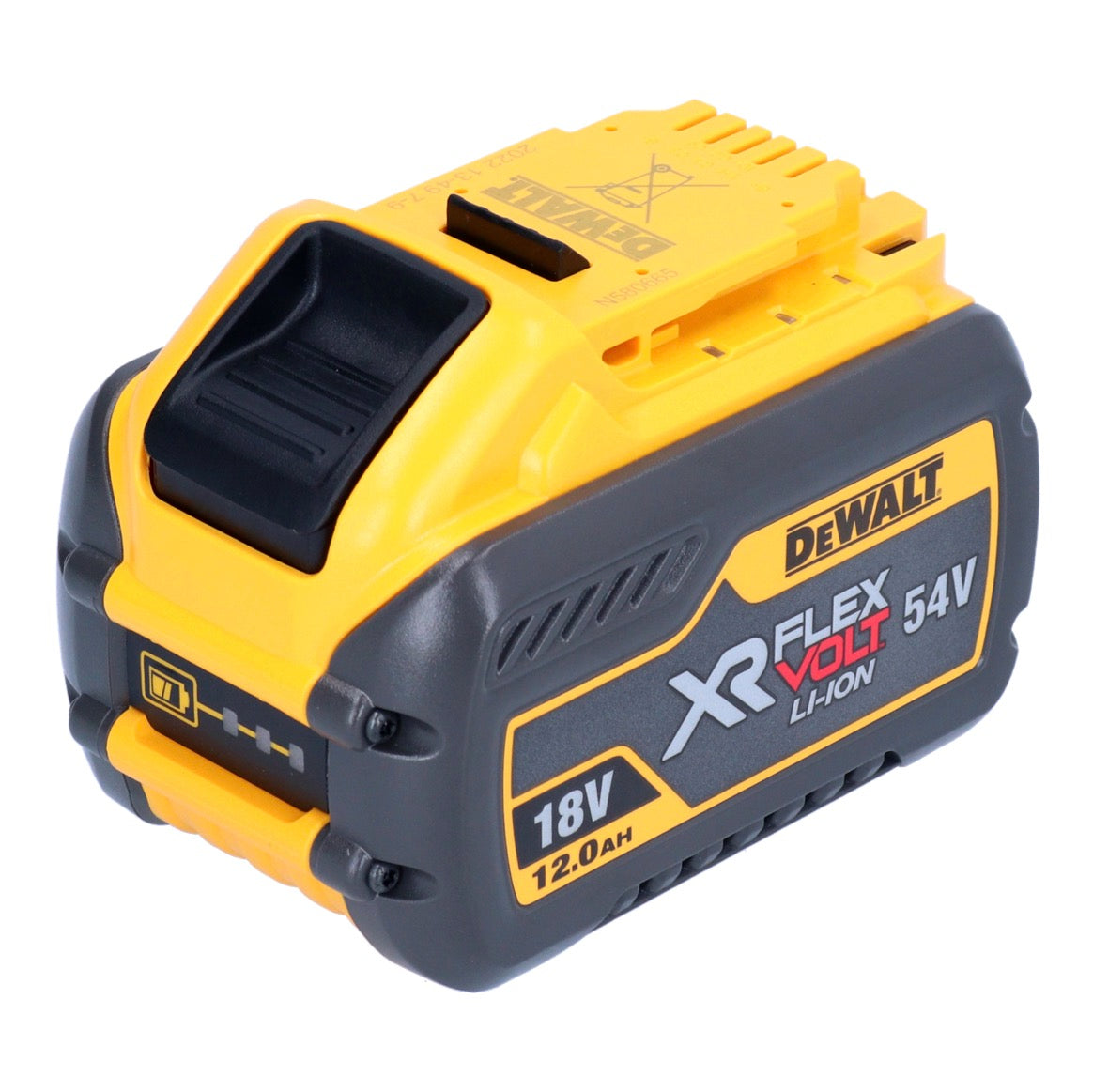 Batterie DeWalt DCB 548 18 V / 54 V max. 12 Ah / 12000 mAh Li-Ion XR FLEXVOLT - avec indicateur de niveau de charge