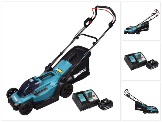 Makita DLM 330 RT Akku Rasenmäher 18 V 33 cm 30 l + 1x Akku 5,0 Ah + Ladegerät - Toolbrothers