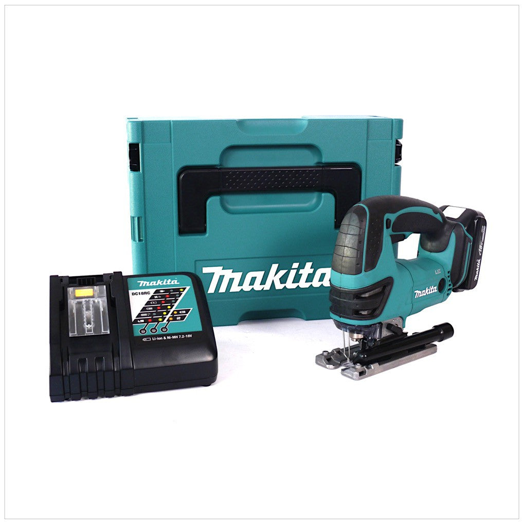 Makita DJV 180 RA1J Akku Stichsäge 18 V + 1x Akku 2,0 Ah + Ladegerät + Makpac - Toolbrothers