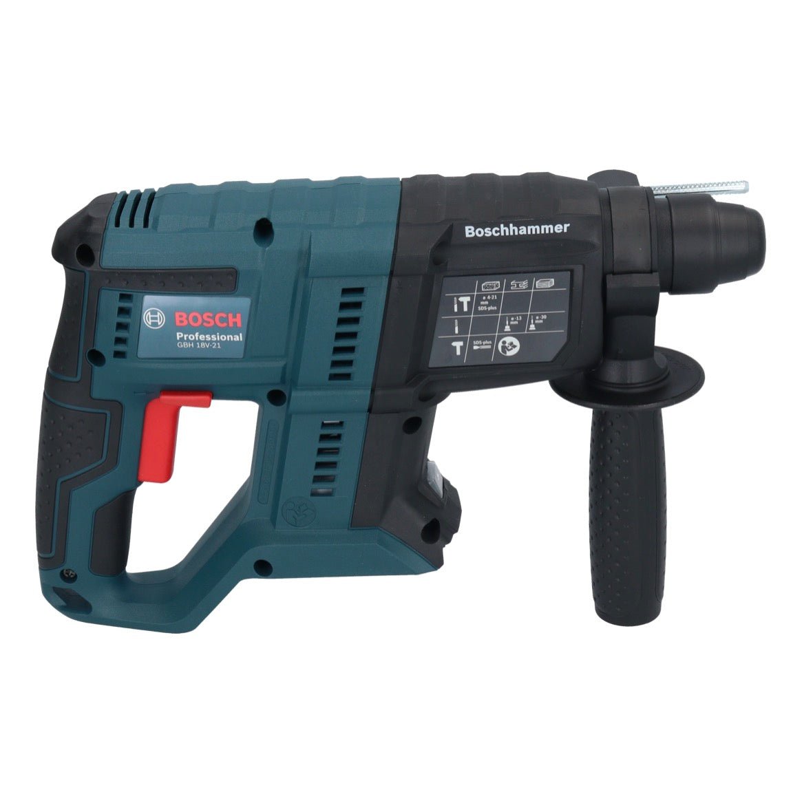 Bosch GBH 18V-21 Professional Akku Bohrhammer 18 V 2,0 J SDS plus ( 0611911100 ) Brushless Solo - ohne Akku, ohne Ladegerät