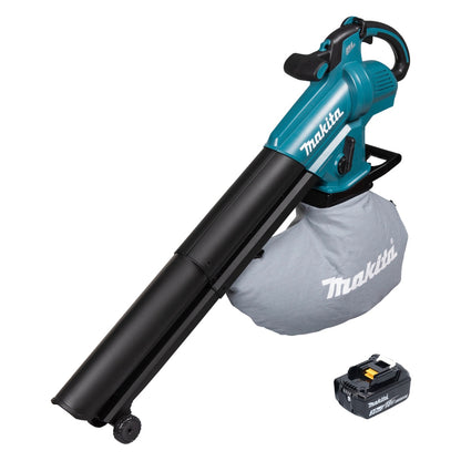 Souffleur et aspirateur à feuilles sur batterie Makita DUB 187 F 18 V sans balais + 1x batterie 3,0 Ah - sans chargeur