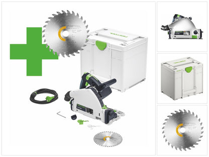 Scie plongeante Festool TS 55 F-Plus Master Edition 1200 W 160 mm (577843) + lame de scie + Systainer