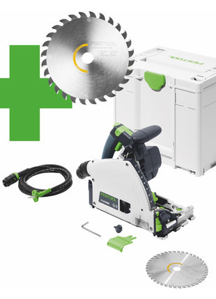 Festool TS 60 K-Plus Master Edition Tauchsäge 1500 Watt 168 mm ( 577847 ) + Sägeblatt + Systainer