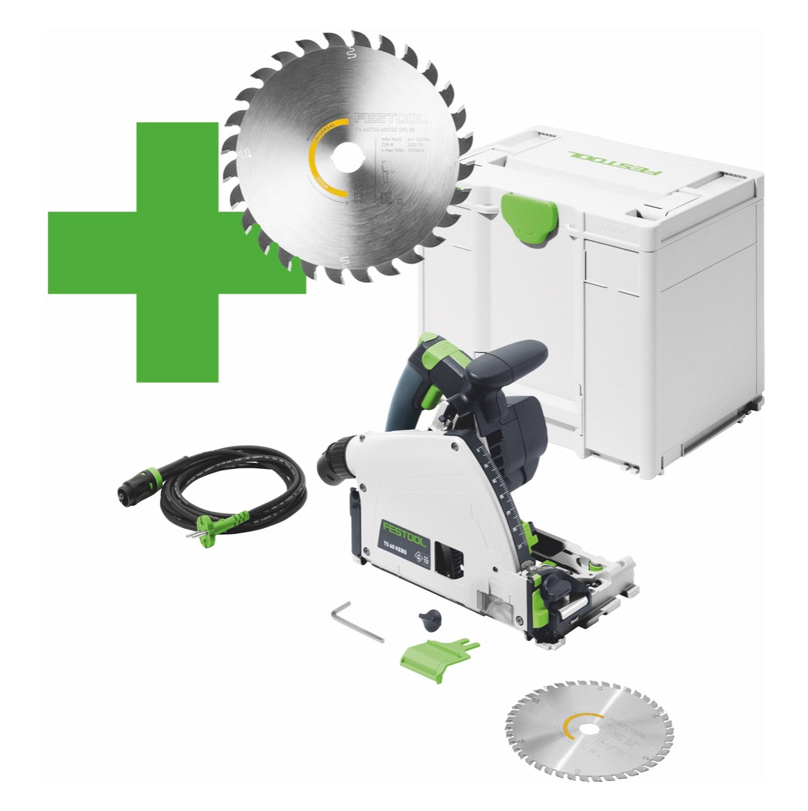 Scie plongeante Festool TS 60 K-Plus Master Edition 1500 watts 168 mm (577847) + lame de scie + systainer