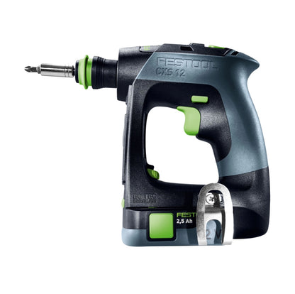 Festool CXS 12 2,5 set perceuse-visseuse sans fil 12 V 30 Nm sans balais (576865) + 2x batteries 2,5 Ah + chargeur + jeu d'embouts + systainer