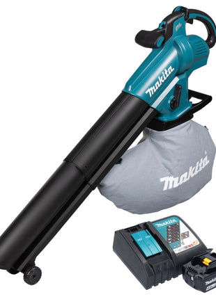 Souffleur et aspirateur à feuilles sur batterie Makita DUB 187 RM 18 V sans balais + 1x batterie 4,0 Ah + chargeur