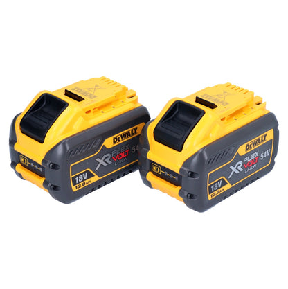 DeWalt 2x batterie DCB 548 18 V / 54 V max. 12 Ah / 12000 mAh Li-Ion XR FLEXVOLT - avec indicateur de niveau de charge