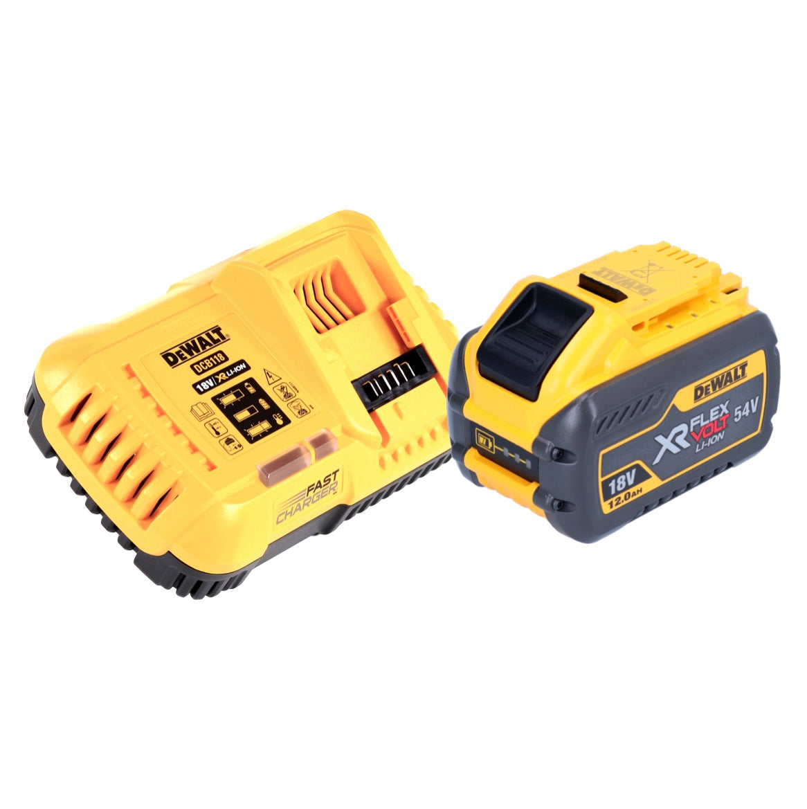 DeWalt DCB 118 Y1 Akku Starter Set 18 V / 54 V 1x XR FLEXVOLT Akku 12 Ah + Ladegerät