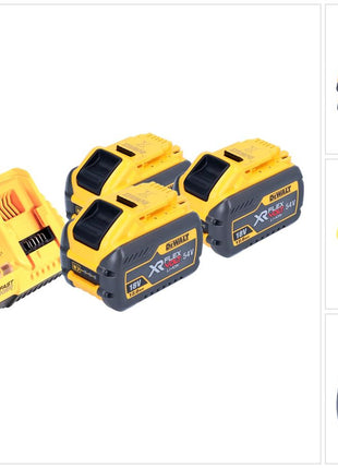 DeWalt DCB 118 Y3 kit de démarrage de batterie 18 V / 54 V 3x batterie XR FLEXVOLT 12 Ah + chargeur