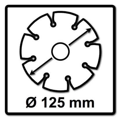 Bosch Standard pour disque à tronçonner diamanté universel 125 x 22,23 mm 2 pièces (2x 2608615059) pour béton, acier-béton, cuisson, chaux et grès