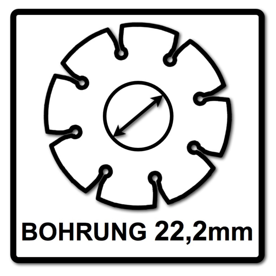 Bosch Standard pour disque à tronçonner diamanté universel 125 x 22,23 mm 5 pièces (5x 2608615059) pour béton, acier-béton, cuisson, chaux et grès