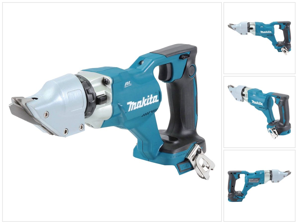 Cisaille à tôle Makita DJS 200 Z sur batterie 18 V brushless solo - sans batterie, sans chargeur