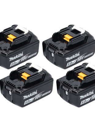 Jeu de batteries Makita 4x BL 1850 B 18 V 5,0 Ah / 5000 mAh batterie Li-ion (4x 197280-8)